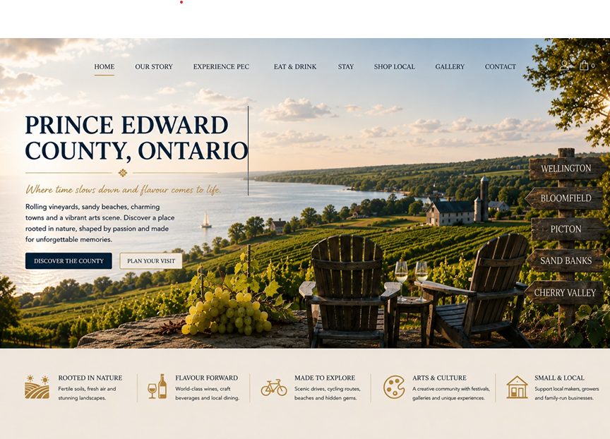 Prince Edward County, 2005